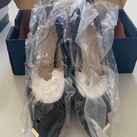 Cole Haan black suede heeled pumps - Picture 2 of 6